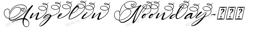 Angelin Noonday字体转换